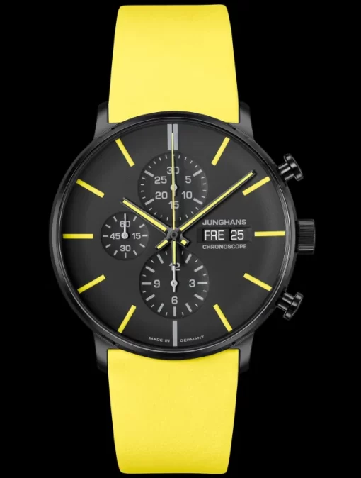 Junghans FORM A Chronoscope Yellow 2