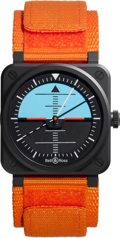 Bell & Ross BR-03 Horizon con correa de Nylon y Velcro